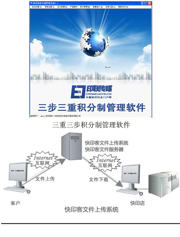 積分管理軟件和文件上傳系統